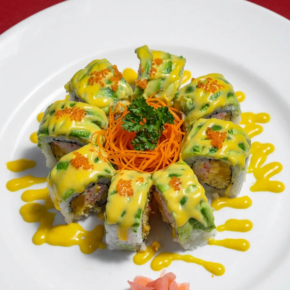 Mango Roll - Fresh signature sushi at Akindo Sushi Bistro Winnipeg